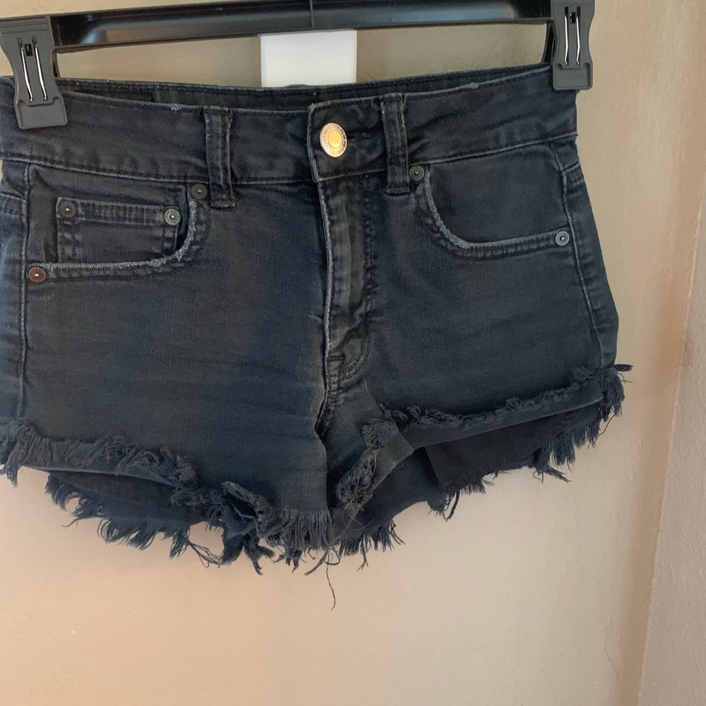 Black American Eagle Shorts
